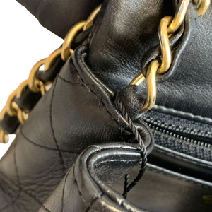 Classic Flap Square Mini Lambskin Black GHW