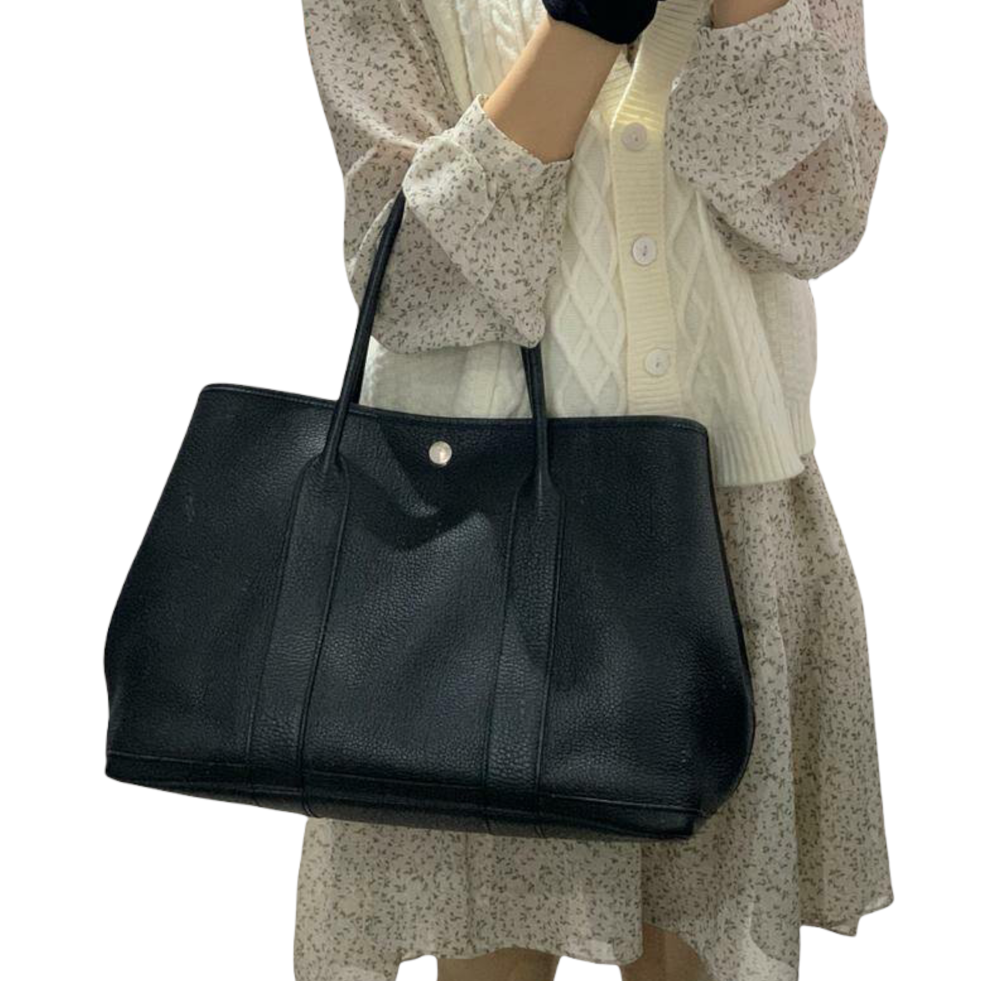 Hermes Garden Party 36 Leather Black SHW – Bag Religion