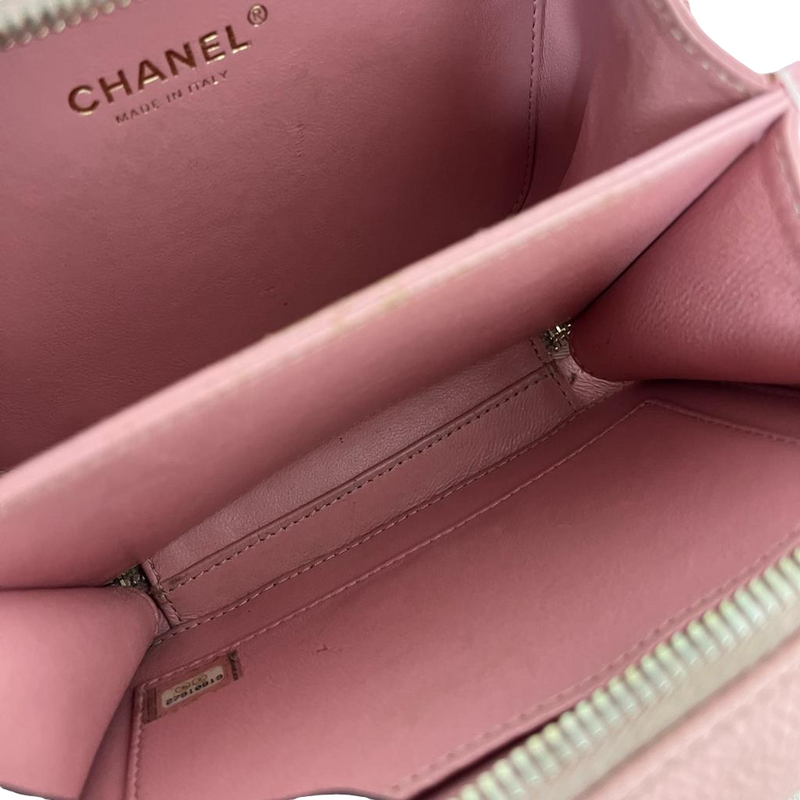  Chanel, Pre-Loved Black Caviar Timeless 'CC' Compact