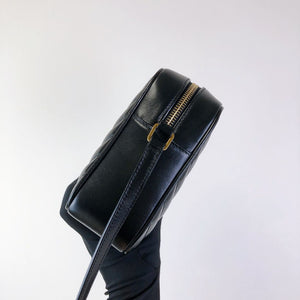 Lou Leather Camera Bag Black GHW