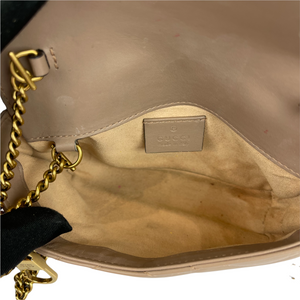 Marmont Super Mini Leather Beige GHW