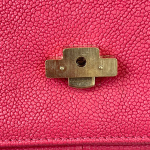 Coco Cuba CC Flap Caviar Red GHW