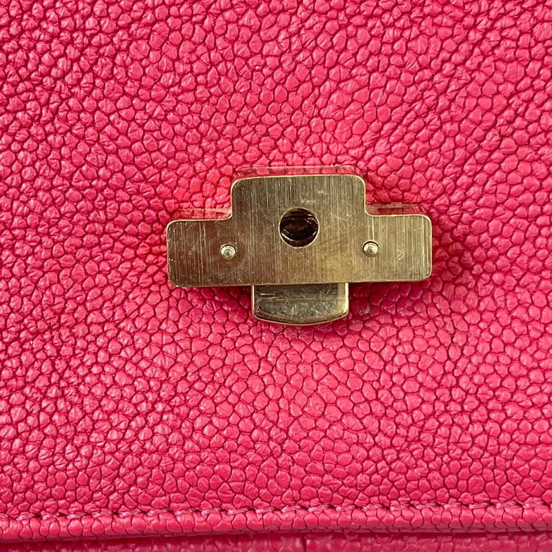 Coco Cuba CC Flap Caviar Red GHW