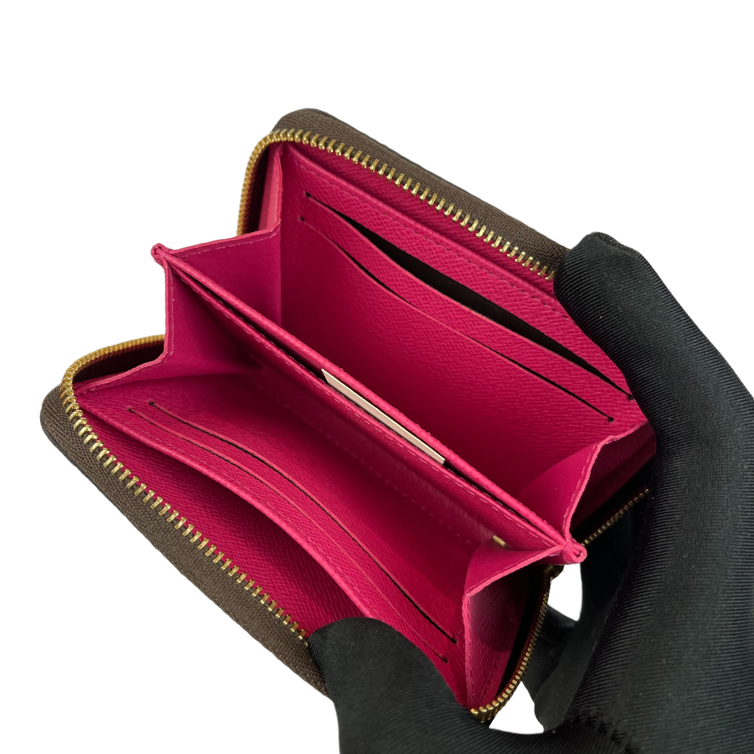 LOUIS VUITTON Clemence Wallet Monogram Coated Canvas Brown GHW – Bag  Religion