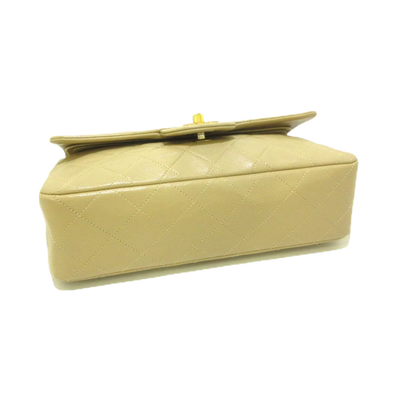 Classic Flap Small Lambskin Beige GHW