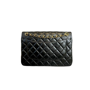 Classic Double Flap Jumbo Lambskin Black GHW