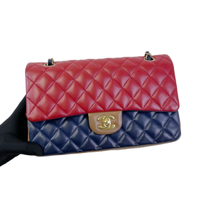 Classic Flap Medium Tri Coloured GHW