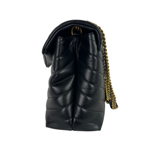 LouLou Medium Matelassé Black GHW