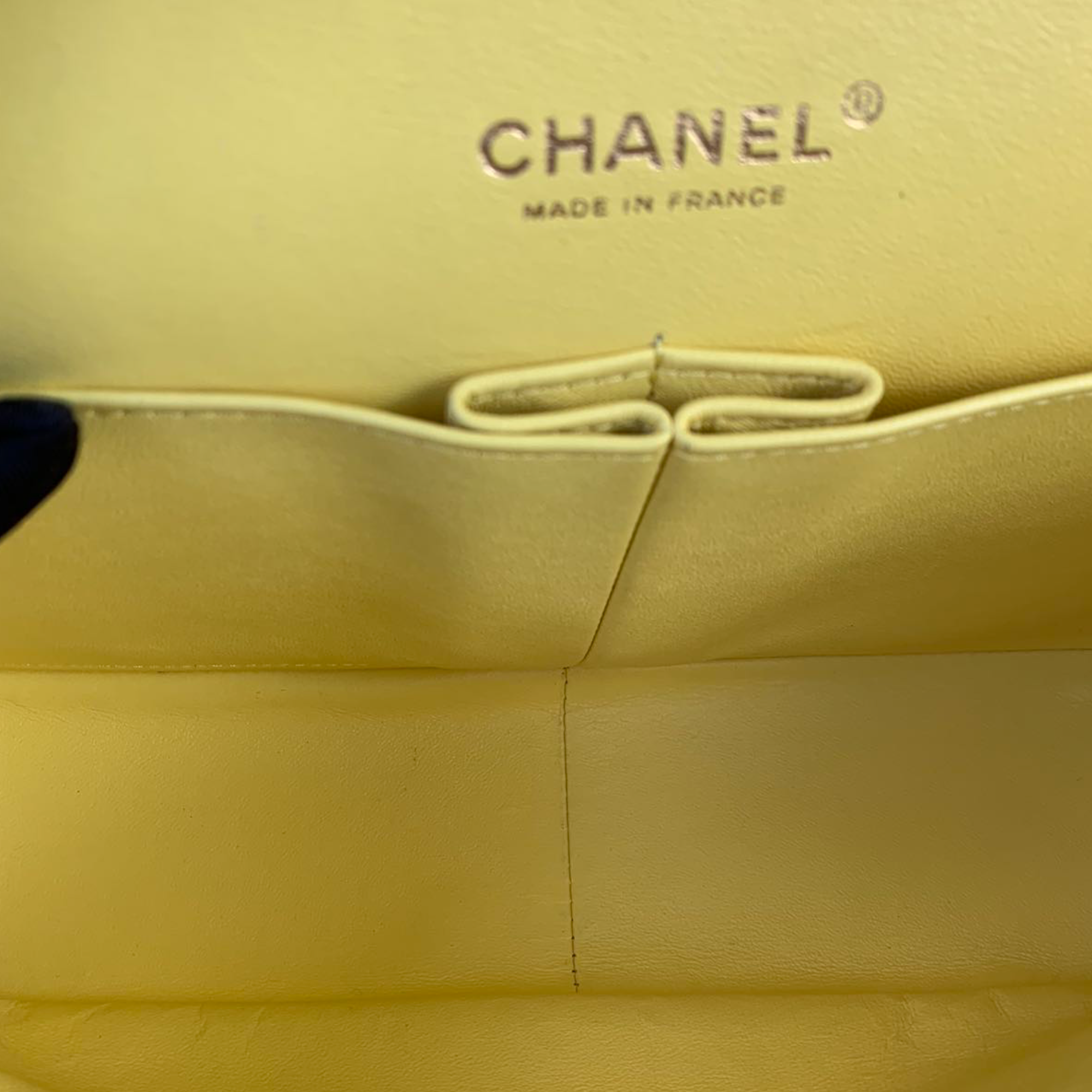 Classic Classic Double Flap Jumbo Lambskin Yellow GHW – Bag Religion