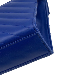 Envelope Medium Leather Blue GHW