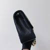 Single Flap Classic Jumbo Caviar Black LGHW