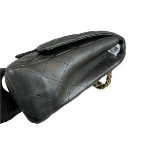 Classic Single Flap Maxi Lambskin Black GHW