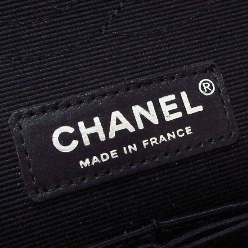 Medium Classic Flap Black Tweed SHW