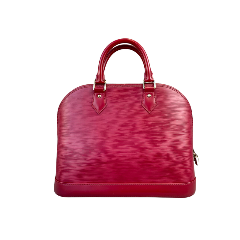 LOUIS VUITTON Epi Alma PM Castillan Red 1222506