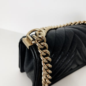 Small Le Boy Caviar Black GHW