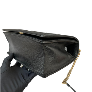 Medium Diorama Leather Black GHW