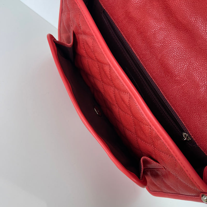 French Riviera Flap Caviar Red SHW