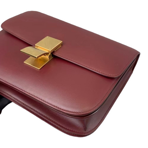 Box Smooth Calfskin Medium Burgundy GHW