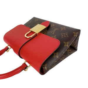 Locky BB Monogram Canvas Brown/Red GHW