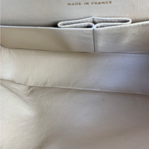 Classic Lambskin Double Flap Medium Beige GHW