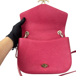 Coco Cuba CC Flap Caviar Red GHW