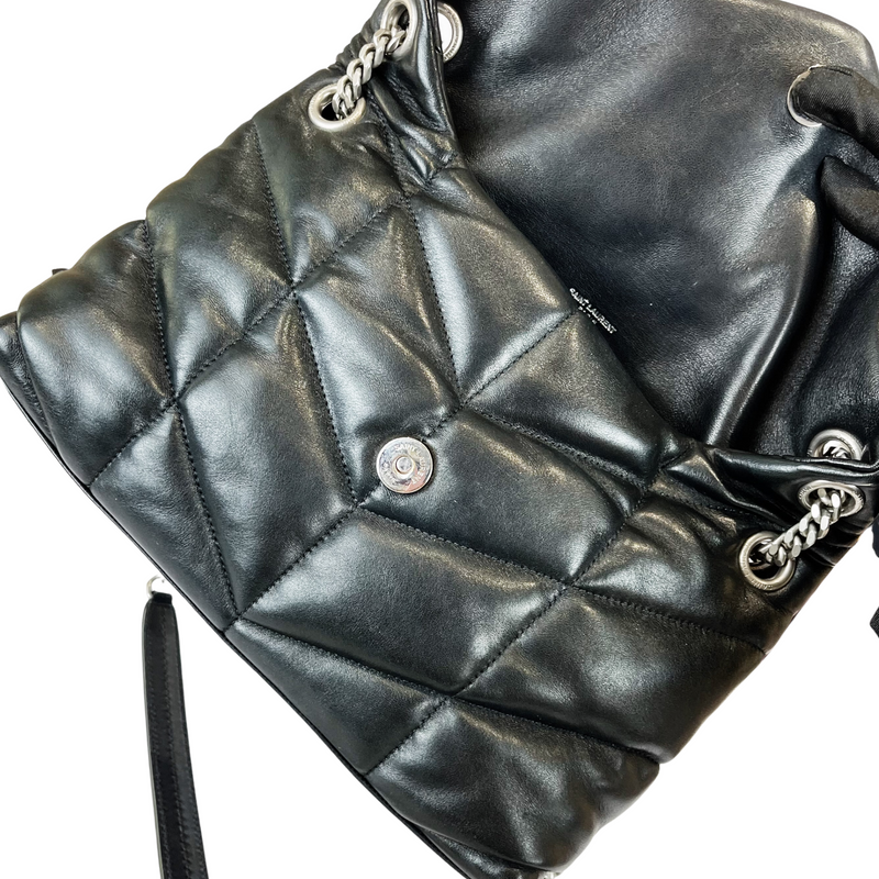 Small Puffer Black SHW