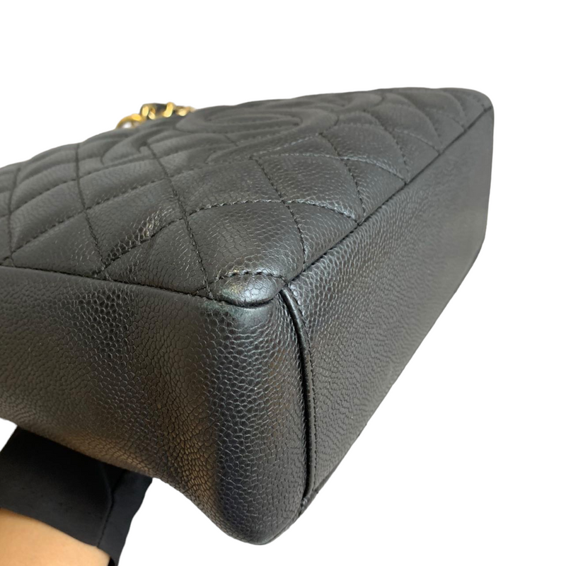 PST Tote Caviar Black GHW