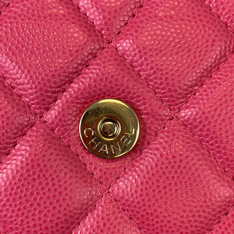 WOC Quilted Caviar Pink GHW