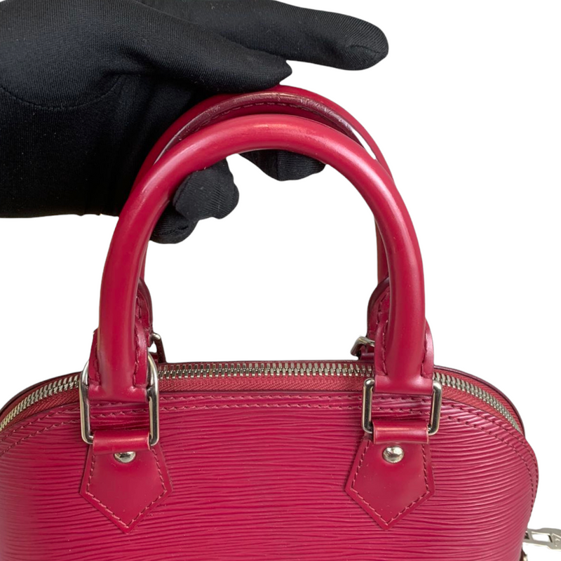 Louis Vuitton reveal Alma pm epi HOT PINK 