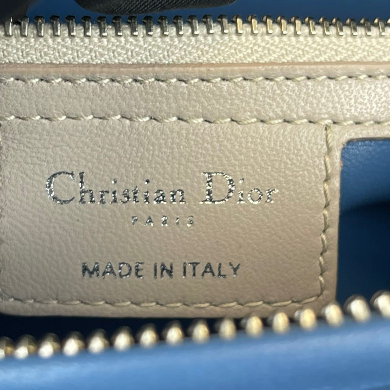 Lady Dior Large Lambskin Tri Colour SHW
