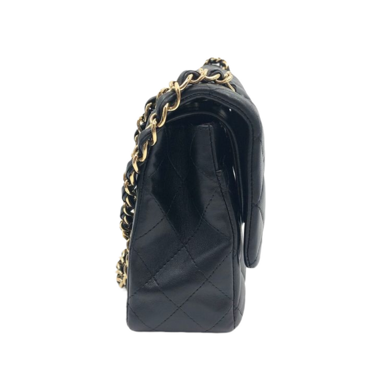 Classic Flap Medium Lambskin Black GHW