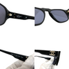 Chanel Vintage Tinted Sunglasses Black GHW
