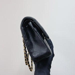 Classic Flap Medium Lambskin Black GHW