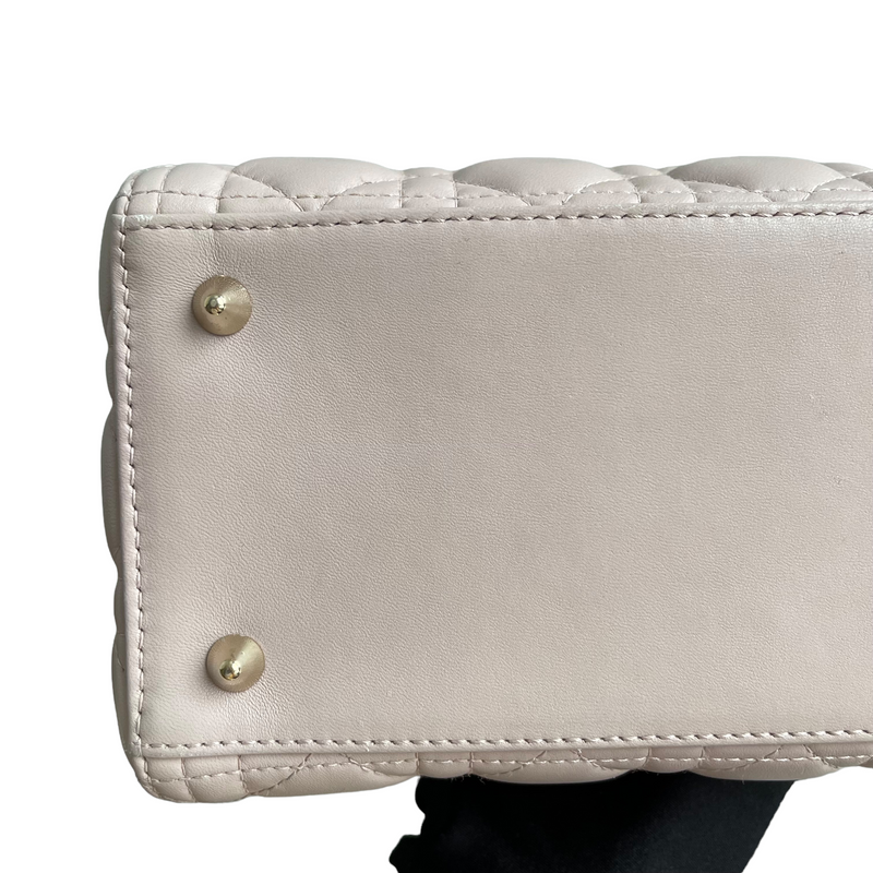 Lady Dior Medium Pink Lambskin GHW