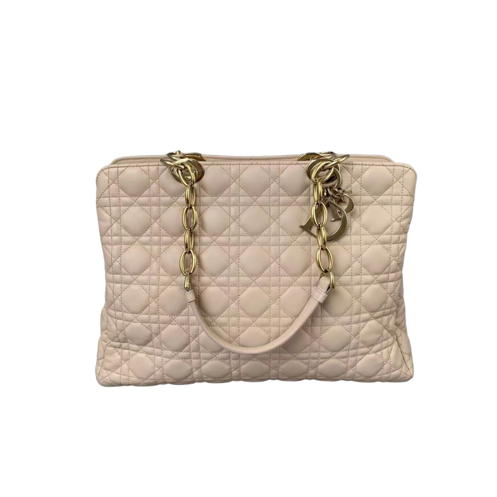 Soft Tote Cannage Pink GHW