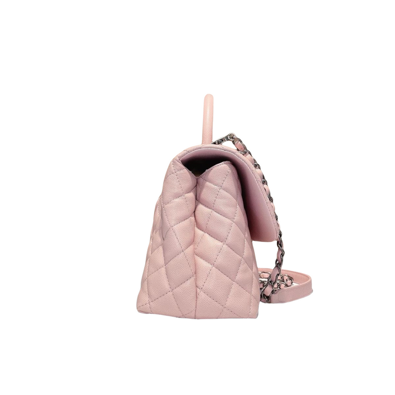 Medium Coco Handle Flap Pink RHW