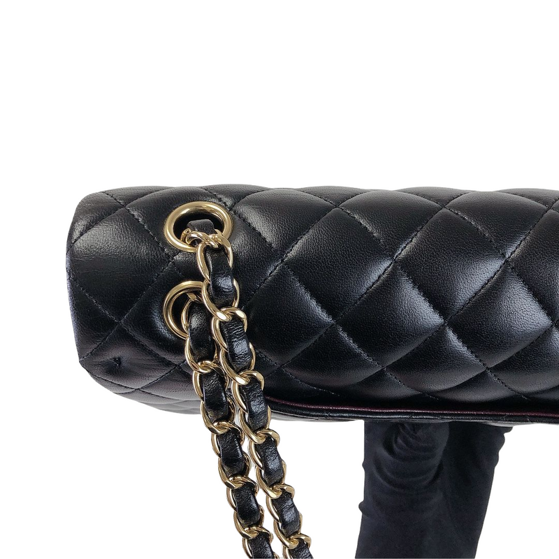 Classic Flap Black Medium Lambskin GHW