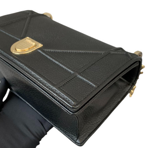 Medium Diorama Leather Black GHW