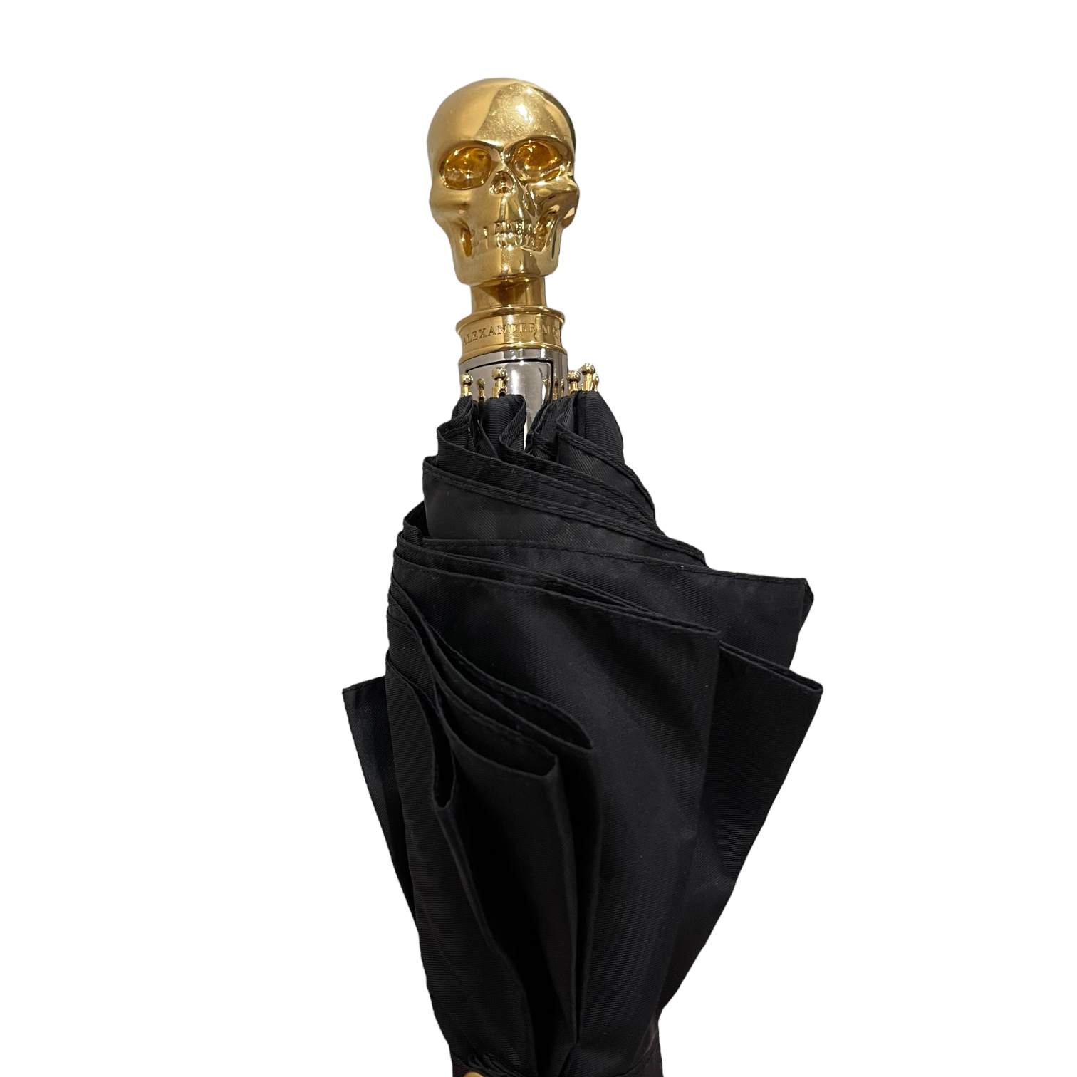 Alexander McQueen Skull Handle Umbrella Black GHW – Bag Religion