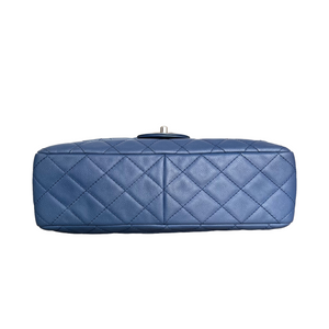 Single Flap Jumbo Washed Caviar Blue SHW