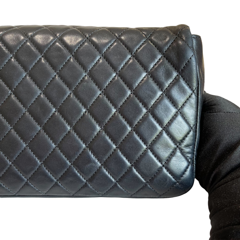 Westminster Flap Lambskin Black Pearl Strap
