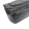 Classic Jumbo Single Flap Black 24K Coated GHW