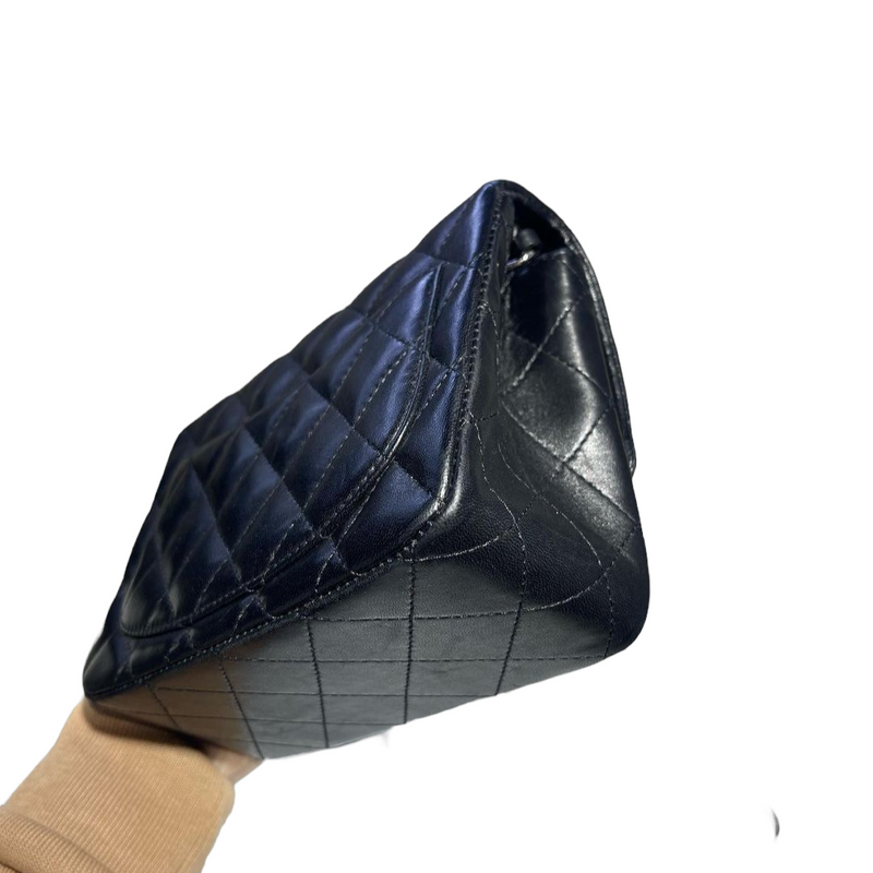 Classic Flap Square Mini Lambskin Black SHW