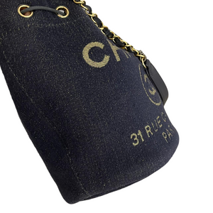 Deauville Denim Bucket Bag Blue