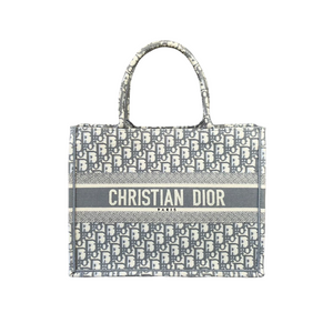 Small Gray Jacquard  Book Tote