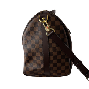 Damier Ebene Canvas Keepall Bandoulière 45 GHW