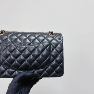 Classic Flap Medium Lambskin Black GHW