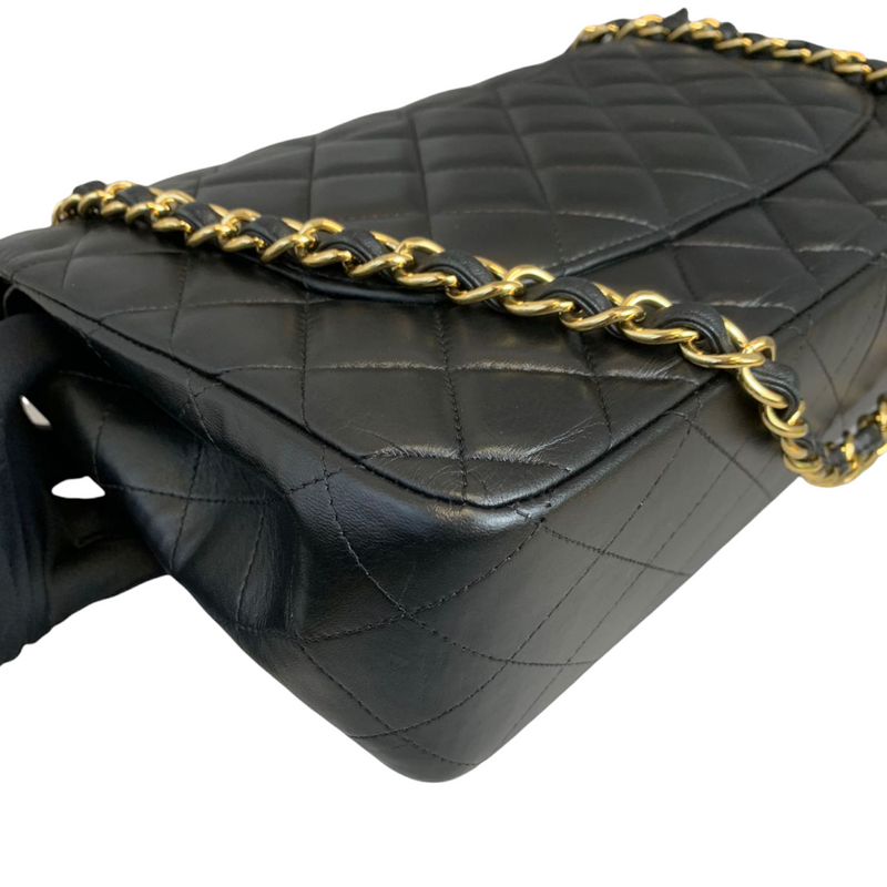 Classic Double Flap Jumbo Lambskin Black GHW
