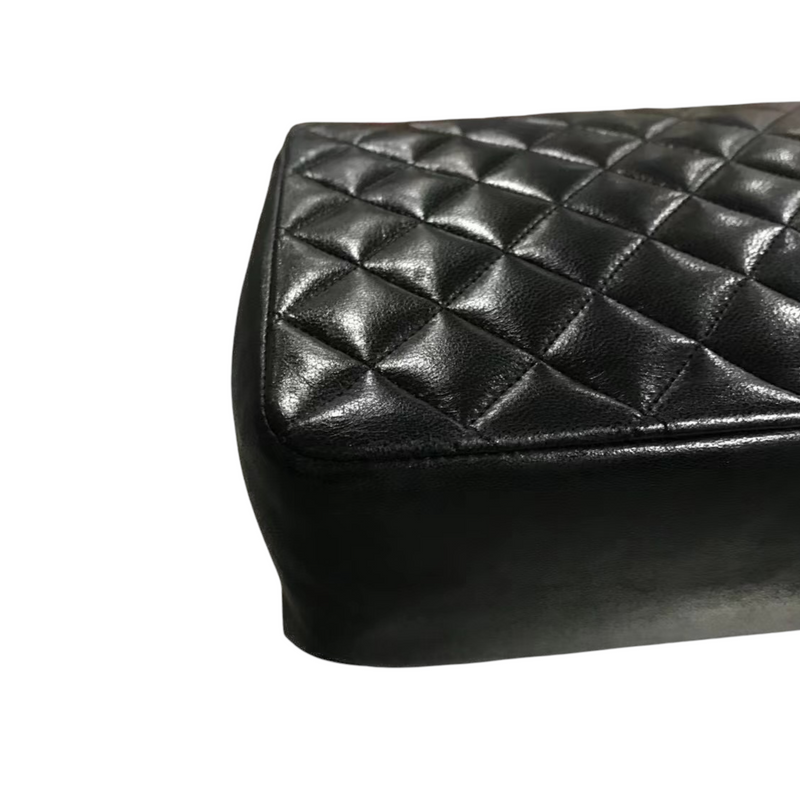Vintage Flap Lambskin Black GHW