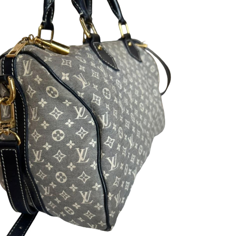 Louis Vuitton Monogram Mini Lin Speedy Bandouliere 30